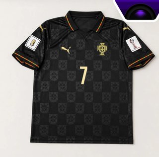Camiseta Portugal Ronaldo Negra Puma