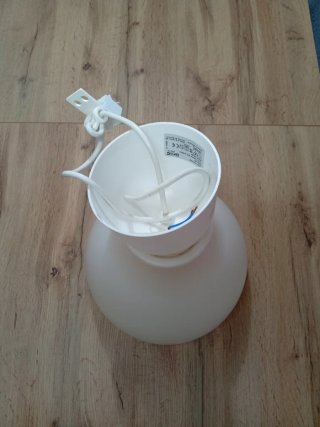 Lámpara colgante Ikea blanca