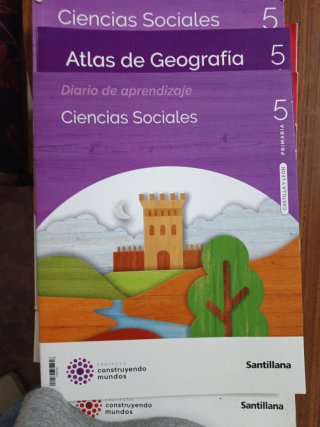 Libros de texto 5 primaria Santillana construyendo