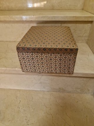 Juego de té chino con caja de seda