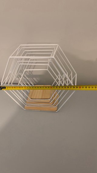 Set 5 Estanterías Hexagonales Flotantes. Nuevas