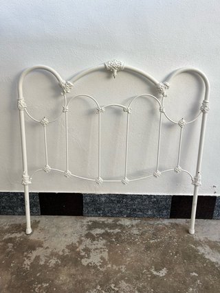 Cabecero hierro blanco cama 135cm