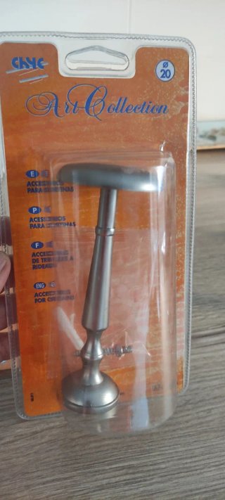 Accesorios recoge cortina CHIC Plata Metal