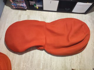 2 Puffs Ikea Naranja