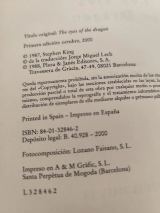 Ojos del dragón (Stephen King)