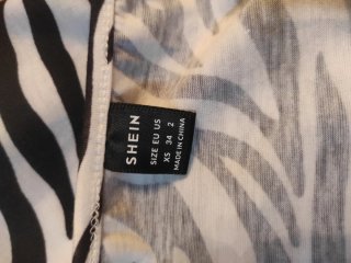 Vestido estampado cebra tirantes