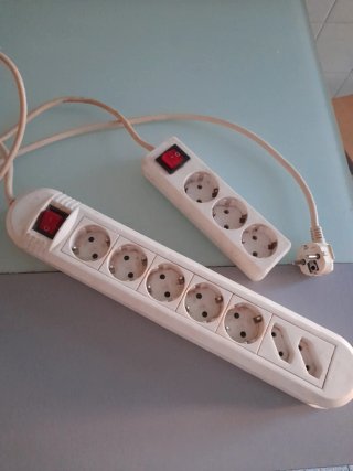 Regleta alargador con interruptor