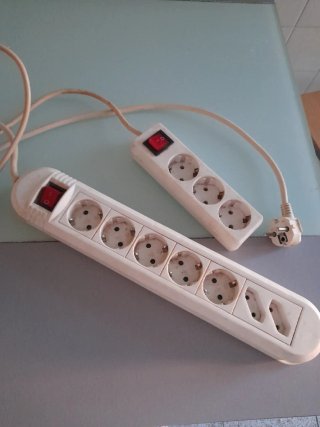 Regleta alargador con interruptor