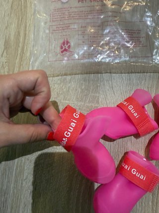 Botas para Perro Rosas (4uds)