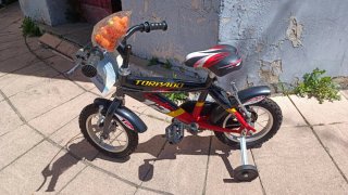 Bicicleta infantil CONOR 14 naranja/verde