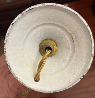 Lámpara de mesa hierro envejecido