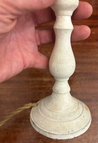 Lámpara de mesa hierro envejecido