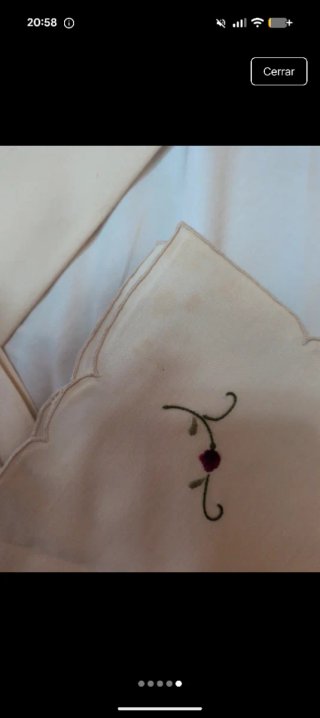 12 Servilletas Bordadas Artesanales