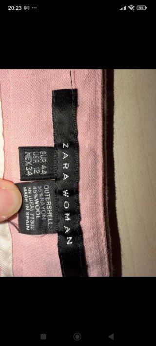 Pantalón largo mujer verano rosa
