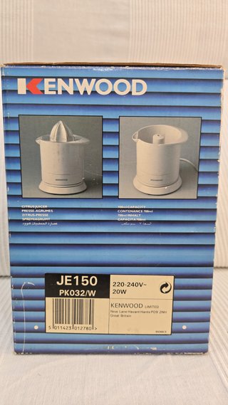 + Exprimidor de zumo Kenwood JE150 Blanco