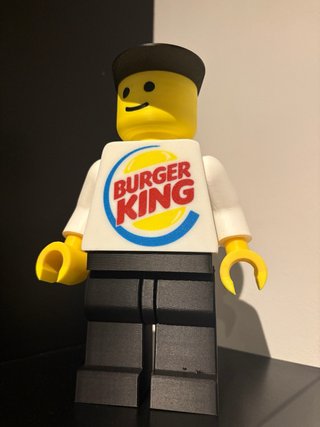 Brick Lego 20cm Burger King