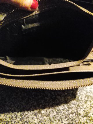 Cartera Michael Kors Beige y Dorada