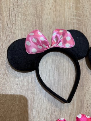 Lote Diadema Minnie Disney Orejas y Lazo