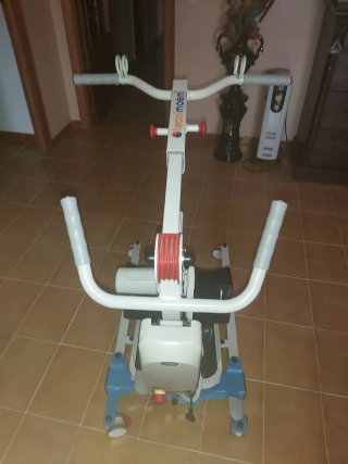 Grua traslado de enfermos bipedestación