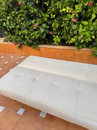 Sofá-cama diseño gris