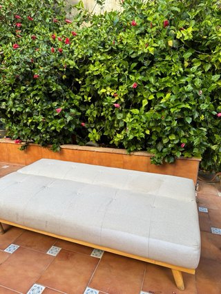 Sofá-cama diseño gris