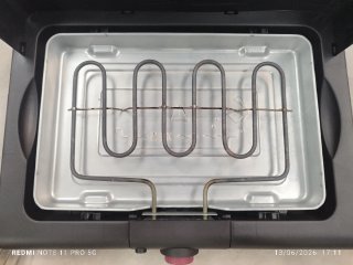Plancha Barbacoa Eléctrica Mandin 2000W. 1 solo us