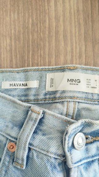 Jeans Mango Havana rotos Talla 32