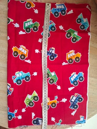 Tela infantil con coches