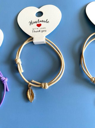 Pulseras hilo encerado 1x1€ 5x3€