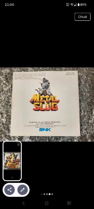Metal Slug Neo Geo CD