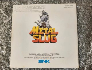 Metal Slug Neo Geo CD