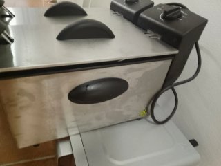 Freidora Doble Acero Inoxidable 6L