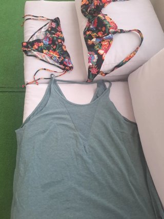 Camiseta verde talla L