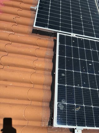 Sistema antipalomas para tejados