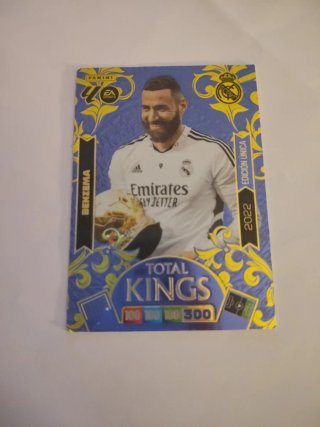Carta Panini Benzema Total Kings 2022