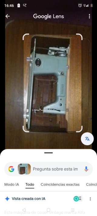 Máquina de coser Alfa vintage
