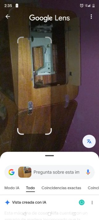 Máquina de coser Alfa vintage