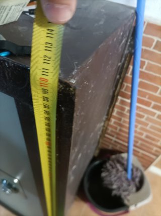 Caja Fuerte Metálica Marrón y Gris