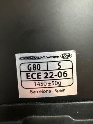 Casco Moto Integral Garibaldi G80 Talla S