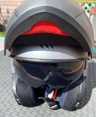 Casco Moto Integral Gris
