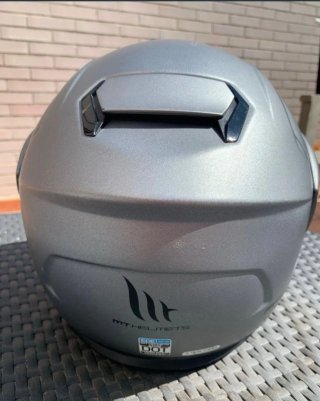 Casco Moto Integral Gris adulto, Talla S