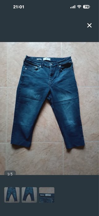 Pantalón Pirata Azul