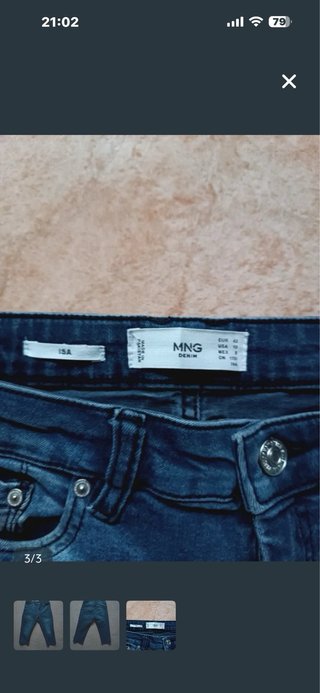 Pantalón Pirata Azul