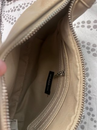Bolso bandolera beige