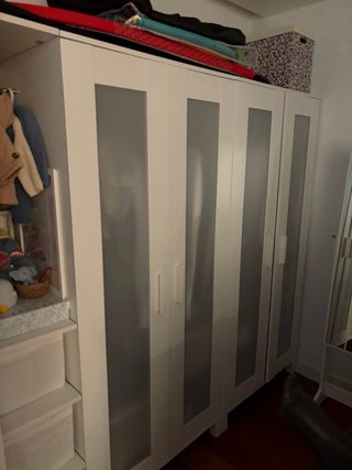 Armario Ikea Aneboda Blanco/Gris x2