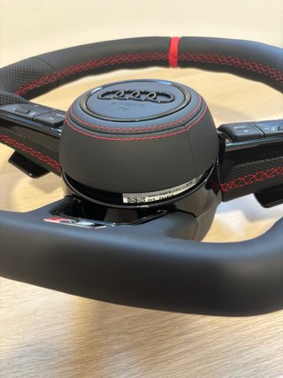 Volante Audi RS Negro/Rojo
