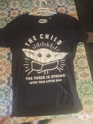 3 Camisetas Negras Talla S