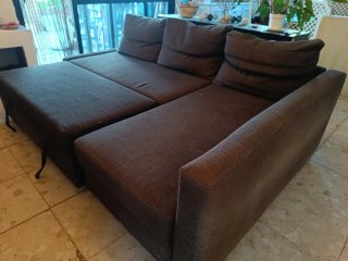 Sofá Cama Ikea Friheten.Para recoger. Color marrón