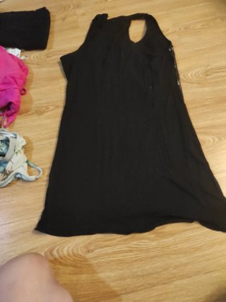 Camiseta lentejuelas negra y plateada