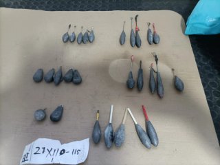 Plomos de pesca variados